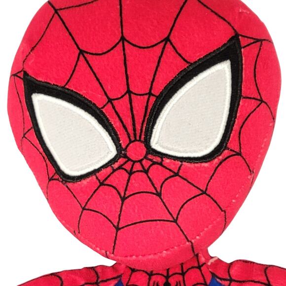 Marvel Spiderman Plush Doll 9" Red Blue Stuffed Toy Mattel 2021 Superhero - Picture 4 of 11
